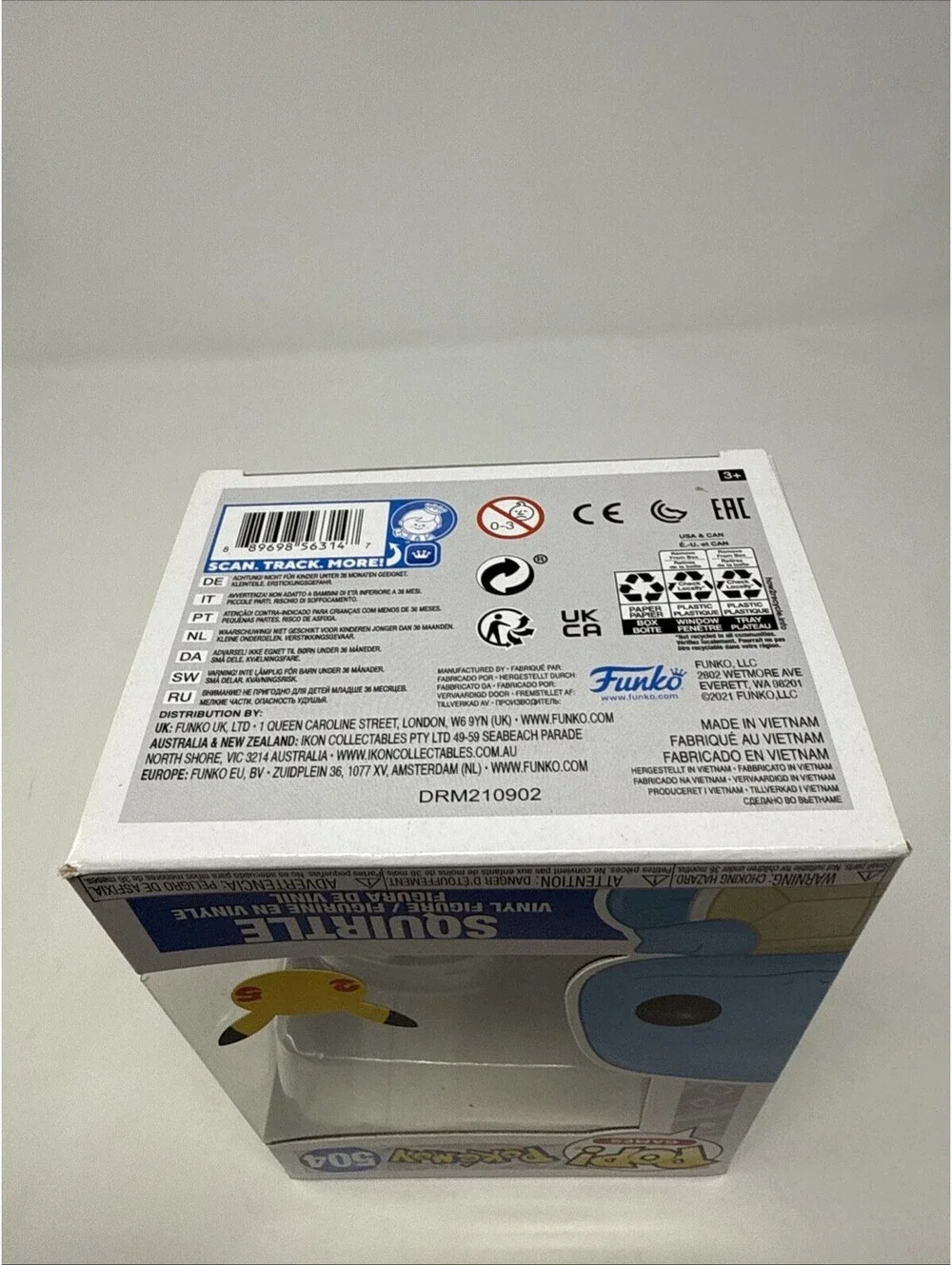Funko Pop! Vinyl: Pokémon - Squirtle (Silver) (Metallic) #504